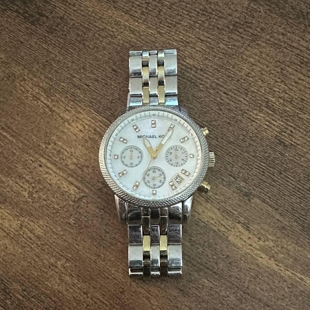 Michael Kors Two-Tone Chronograph Watch